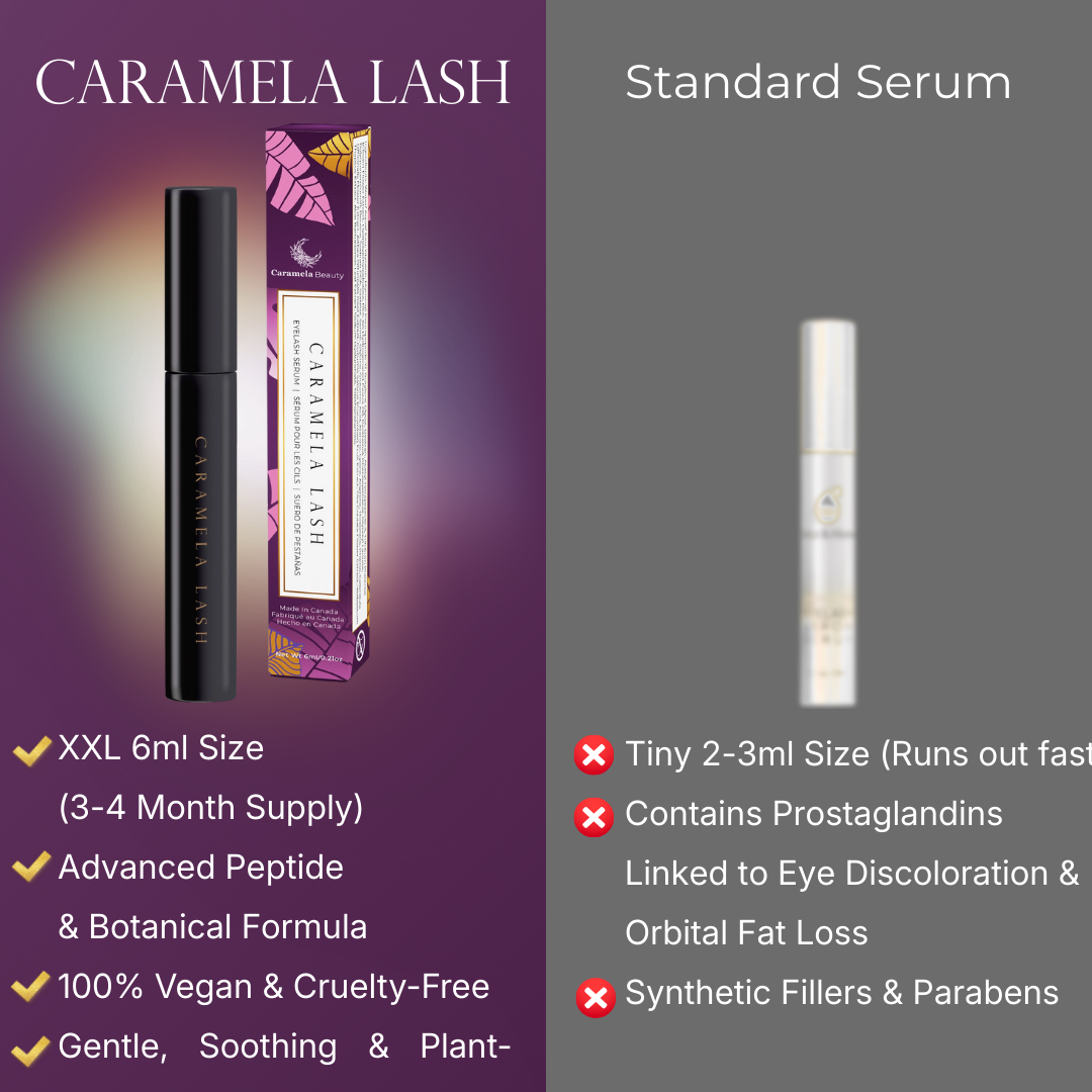 Caramela Lash Serum for Longer Thicker Looking Lashes