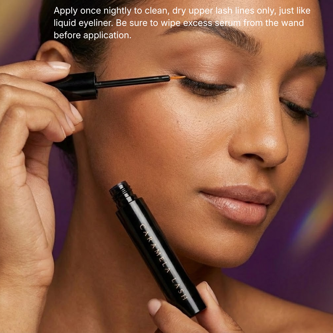 Caramela Lash Serum for Longer Thicker Looking Lashes